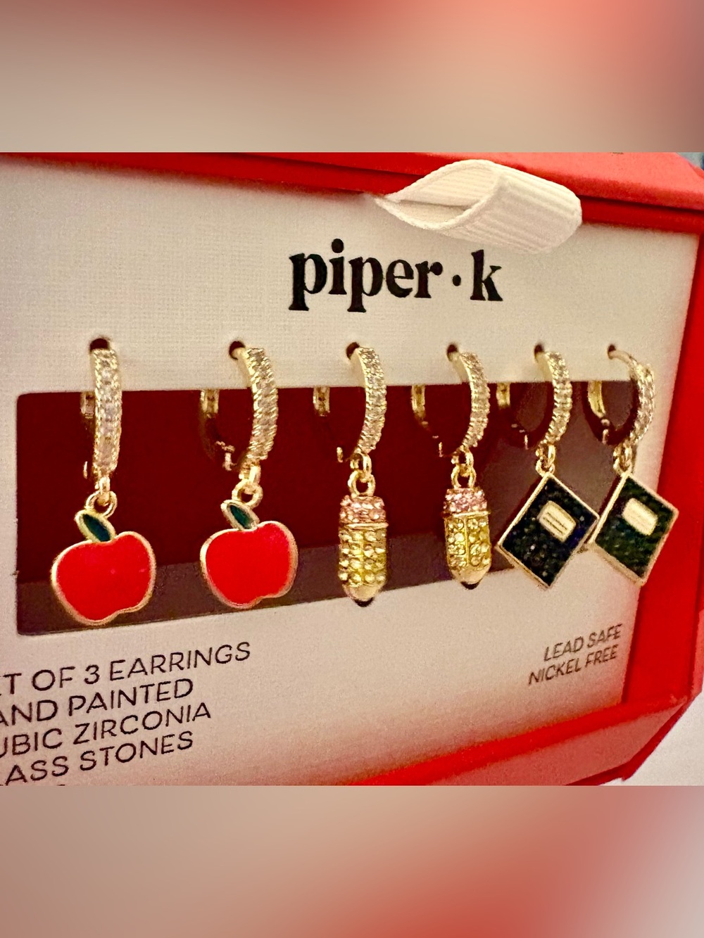 Piper K back to school teacher earrings